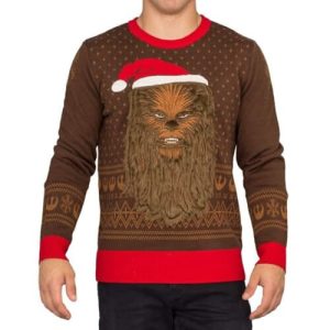 Sourire Féerique – Chewbacca de Noël – Pull Noël Star Wars