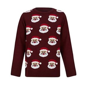 Tête dans les nuages – Père noël vin – Pull de Noël Enfant / Bébé