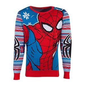 Tisse ta Toile – Spiderman – Pull de Noël Femme