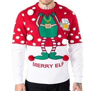 Trinquons – Lutin et Pompons – Pull Noël Déguisement