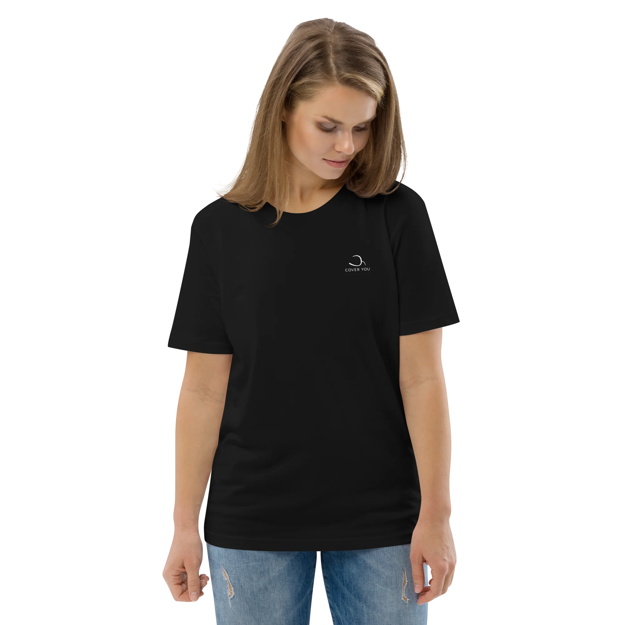 T-shirt unisexe en coton biologique - Le Chapeau Panama jaune – Image 8